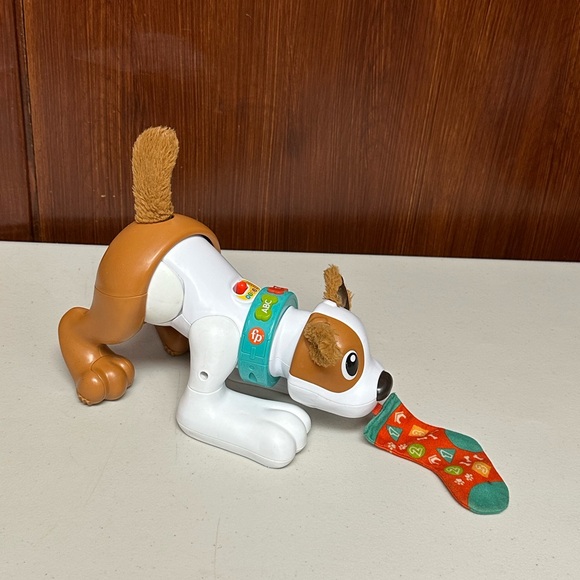 Fisher-Price 1-2-3 Crawl with Me Puppy learning and wiggles toy - Picture 3 of 11